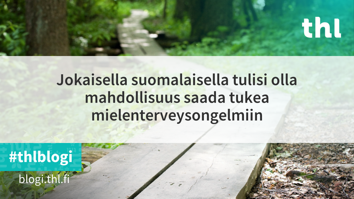 Jokaisella Suomalaisella Tulisi Olla Mahdollisuus Saada Tukea ...