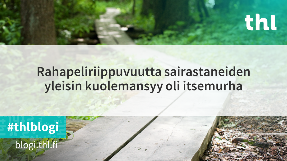 Rahapeliriippuvuutta Sairastaneiden Yleisin Kuolemansyy Oli Itsemurha ...